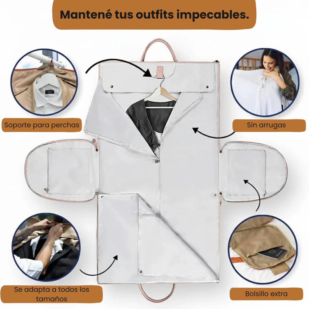 SuitFlow™  Bolso Extensible para todos tus Outfits