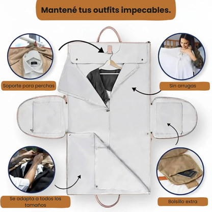 SuitFlow™  Bolso Extensible para todos tus Outfits