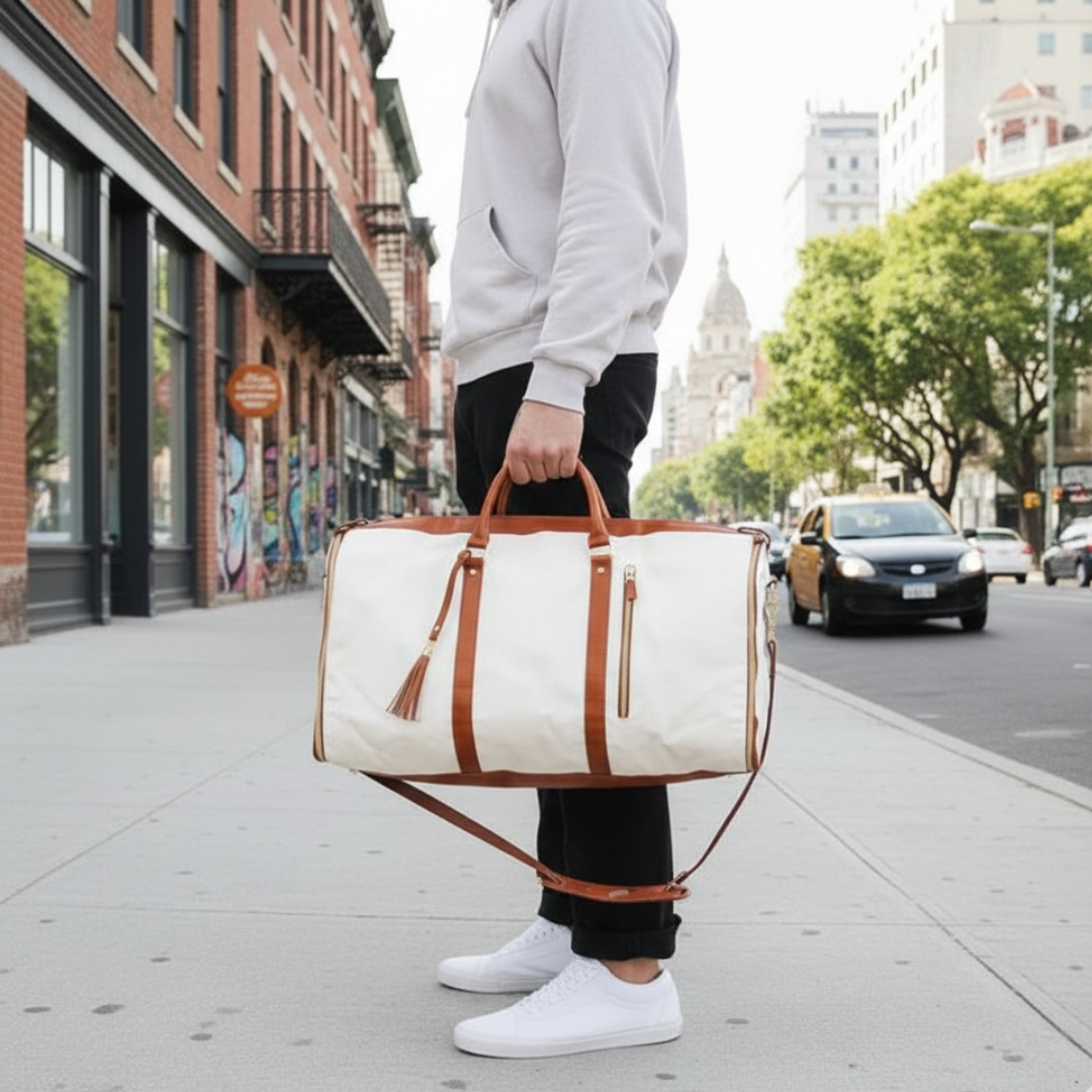 SuitFlow™  Bolso Extensible para todos tus Outfits